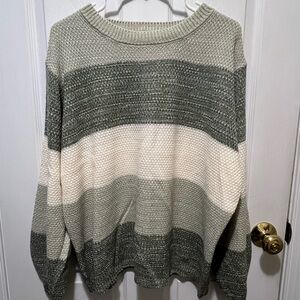 Zenana Outfitters Ribbed Knit Sweater in Green Shades